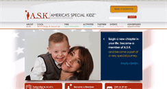 Desktop Screenshot of americaspecialkidz.org